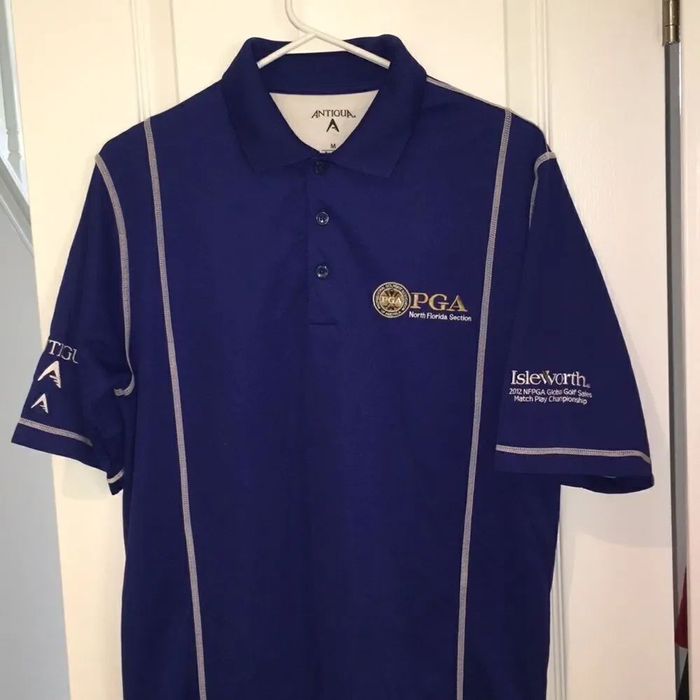 Antigua Isleworth PGA 2012 Match Play golf shirt M